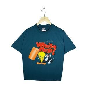 Vintage Looney Tunes Tweety Sylvester Who's Next T-Shirt Large